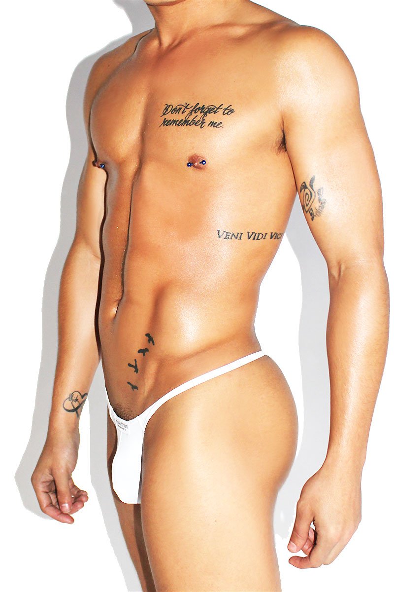 Santa Monica String Thong-White