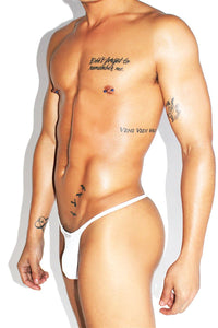 Santa Monica String Thong-White