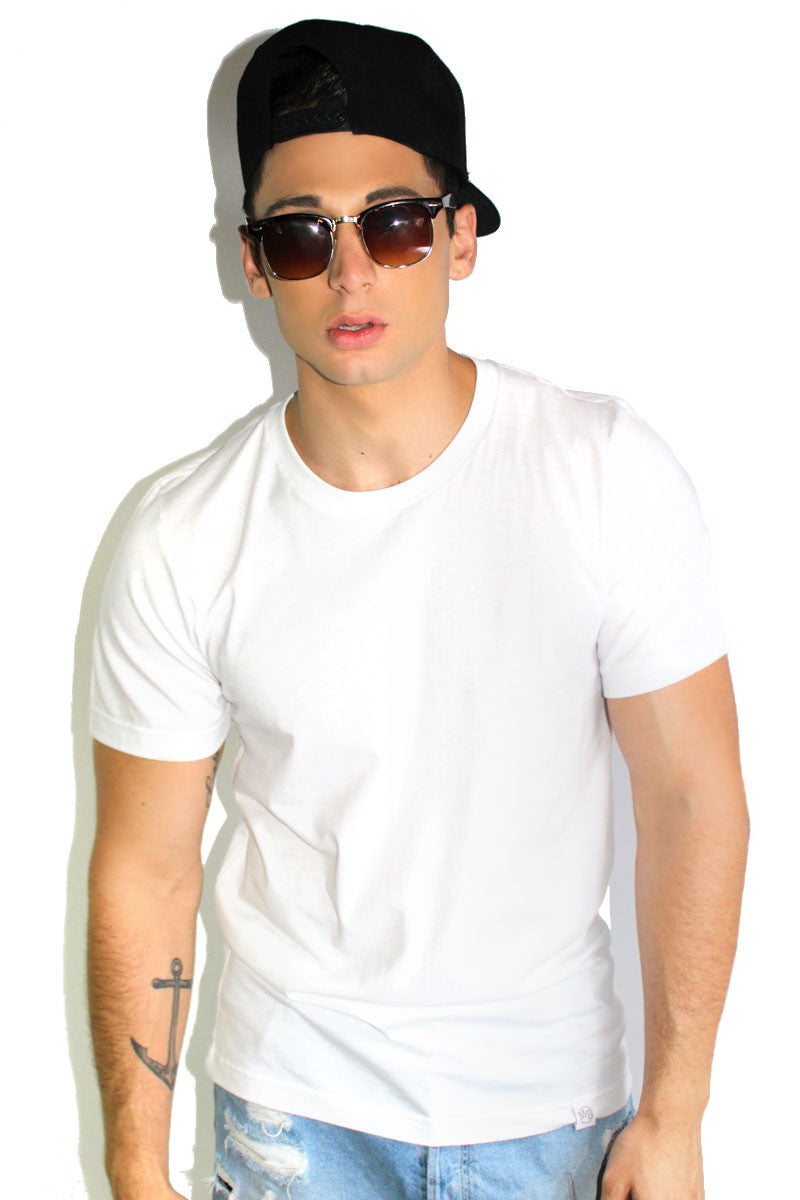 Core Crewneck Tee-White