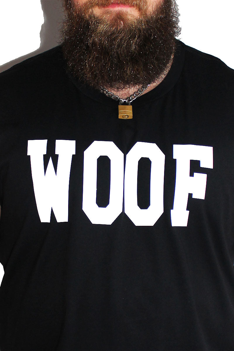 PLUS: Woof Sleeveless Tee- Black