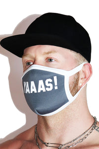 YAAAS! Face Mask-Grey
