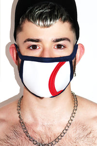 Jockstrap Y Front Face Mask- White