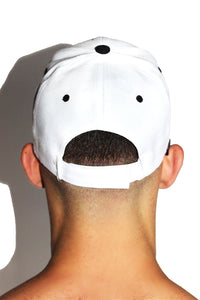 Ying Yang Dad Hat-White