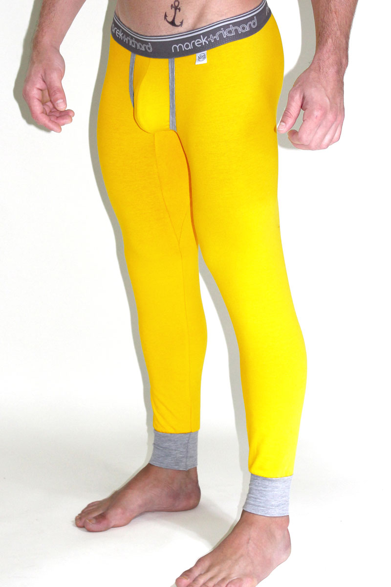 Yellow on sale long underwear