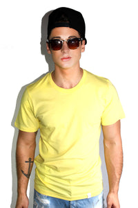 Core Crewneck Tee-Yellow