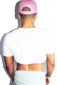Yum Yum Extreme Crop Tee-White