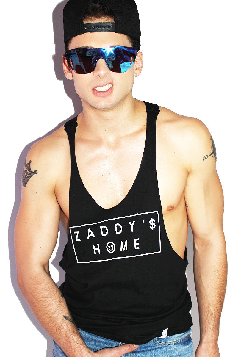 Zaddy's Home String Tank-Black – Marek+Richard