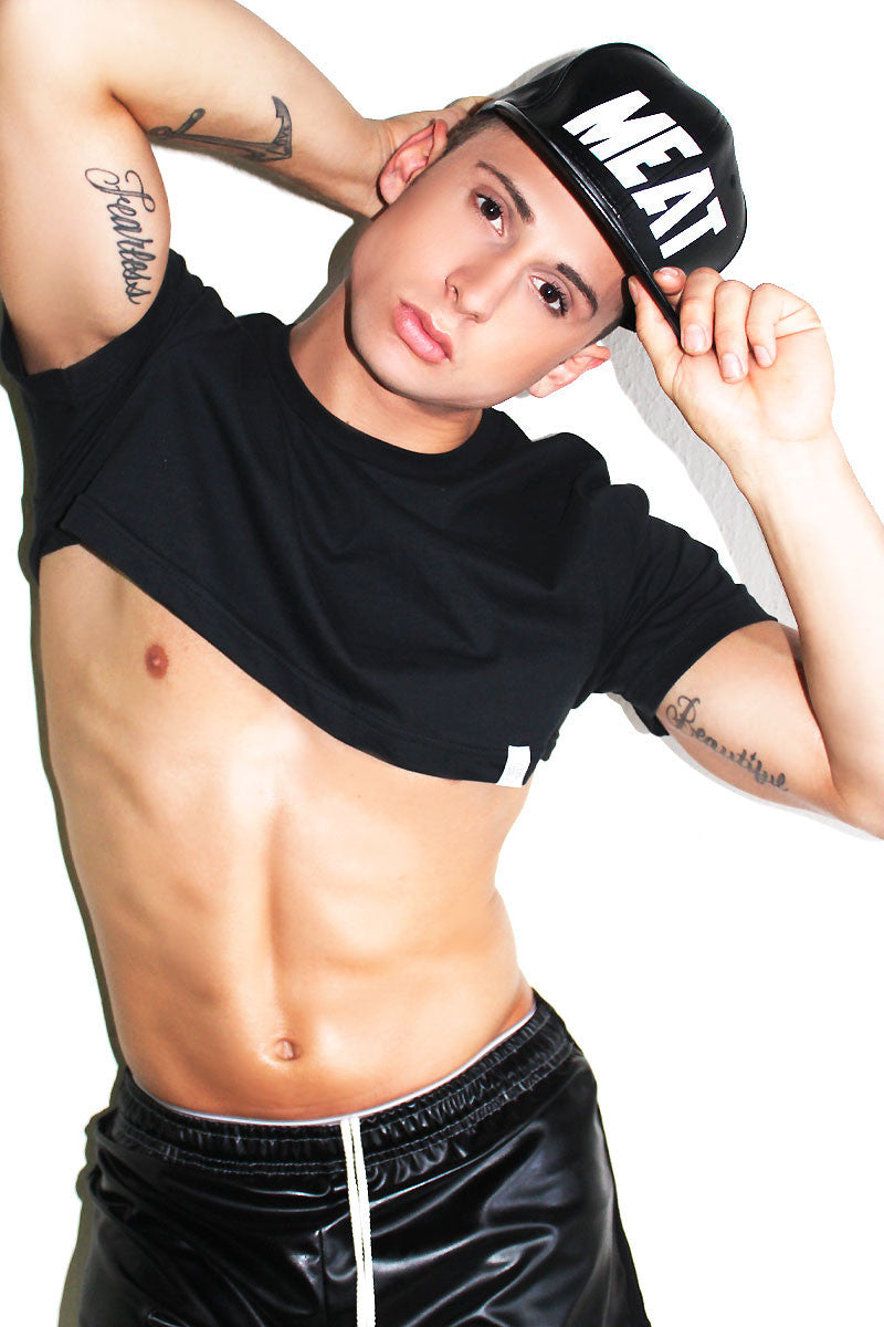 Core Extreme Crop Tee-Black