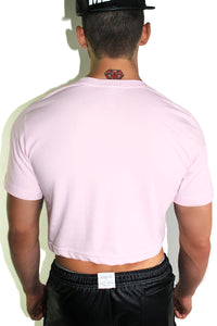 Fruit Cake Crop Tee-Pink