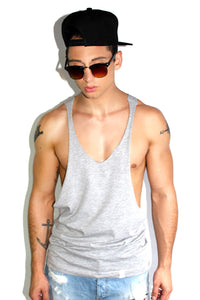 Core String Tank-Grey