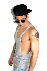 Core String Tank-Grey