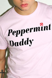 Peppermint Daddy Tee-Pink