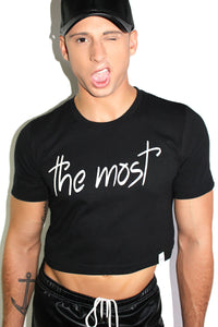 The Most Crop Tee-Black