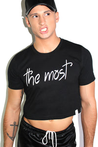The Most Crop Tee-Black