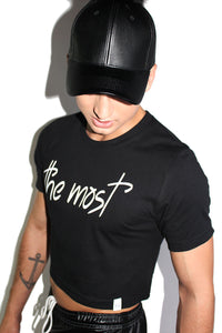 The Most Crop Tee-Black
