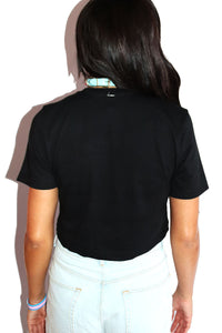 Trans Love Crop Tee- Black