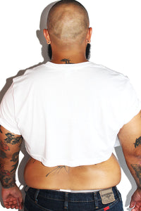 PLUS: Yum Yum Extreme Crop Tee-White