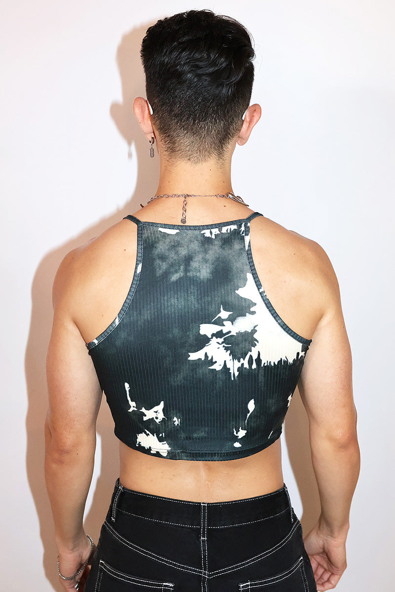 Route 666 Cami Baby Tank-Black
