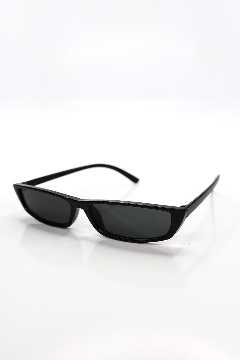 Matrix Micro Rectangle Sunglasses – Black