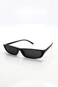 Matrix Micro Rectangle Sunglasses – Black