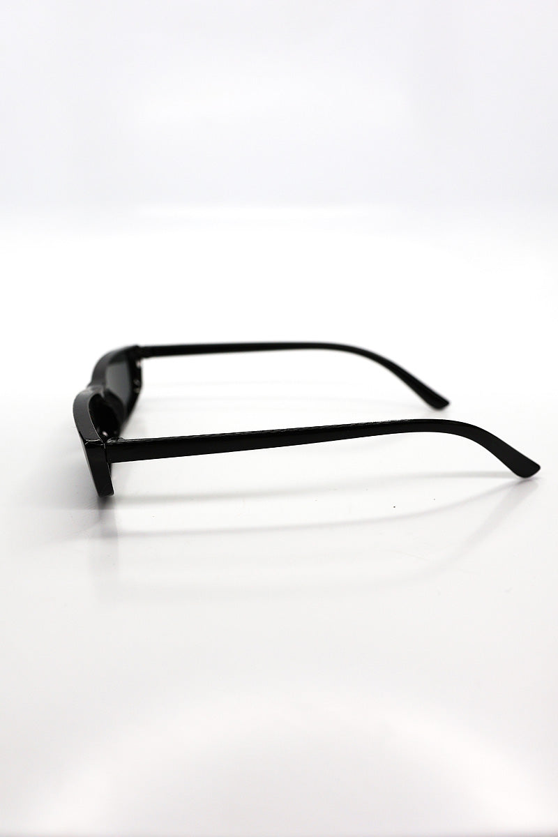 Matrix Micro Rectangle Sunglasses – Black