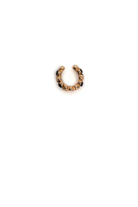 Rim Faux Single Earring - Gold