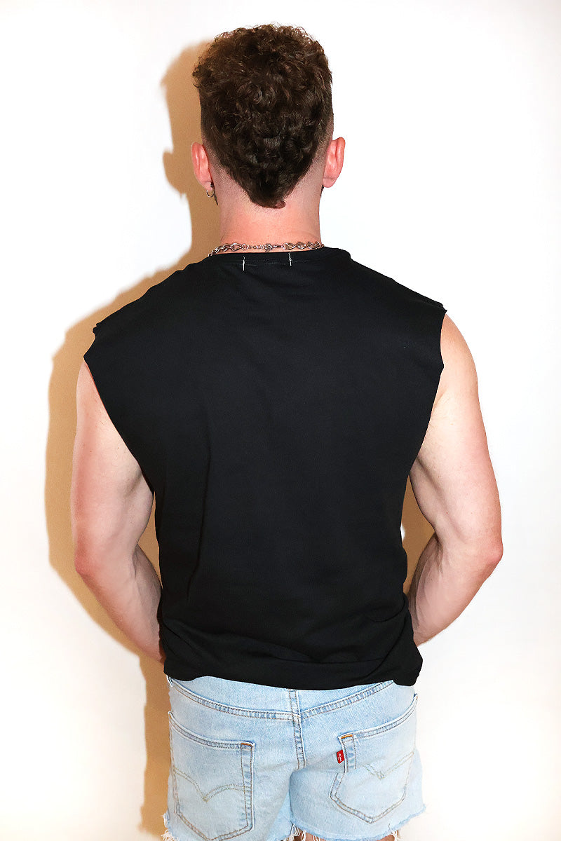 Breeding Rainbow Sleeveless Tee- Black