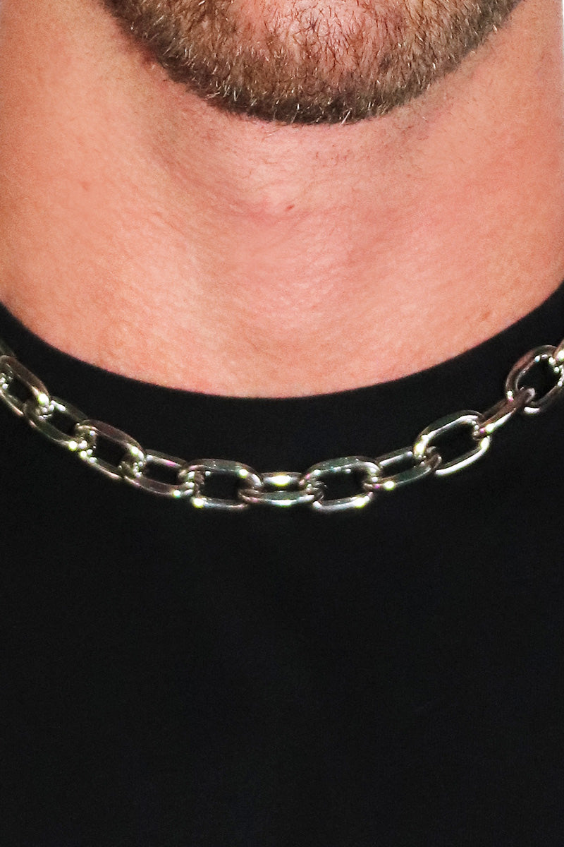 Chain Reaction Necklace - Silver