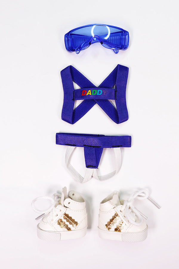 Electric Festival Daddy Fashion Figure Full Look Outfit Set