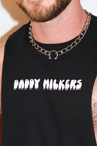 Daddy Milkers Low Arm Shredder Tank-Black