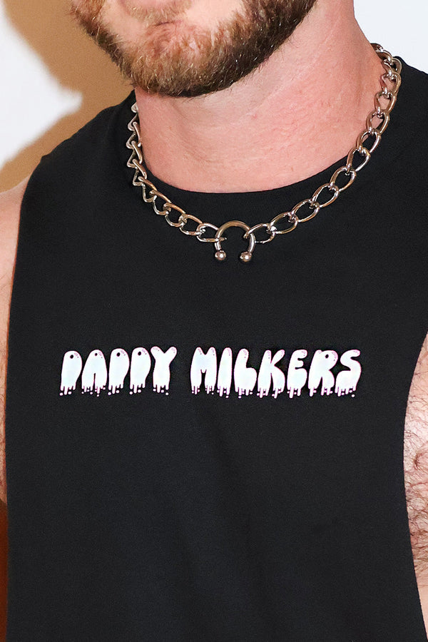 Daddy Milkers Low Arm Shredder Tank-Black