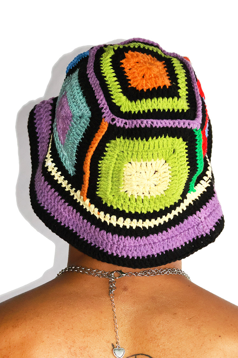 Crochet Bucket Hat - Black – Marek+Richard