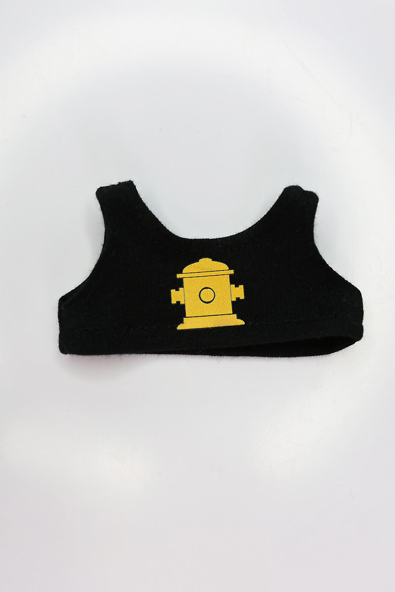 Piss Hydrant Monster Doll Crop Tank- Black