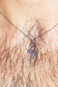 Flamingo Necklace - Silver