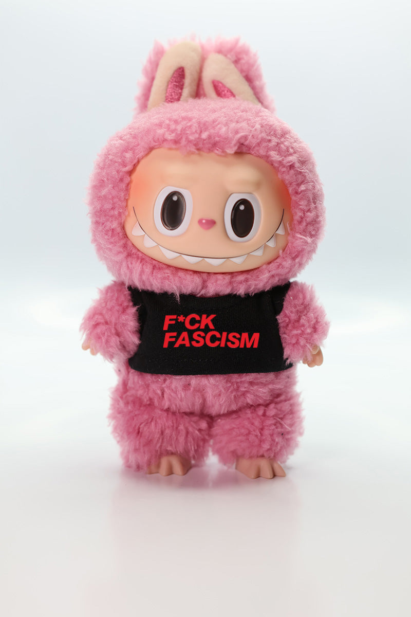 F*ck Fascism Monster Doll Crop Tank- Black