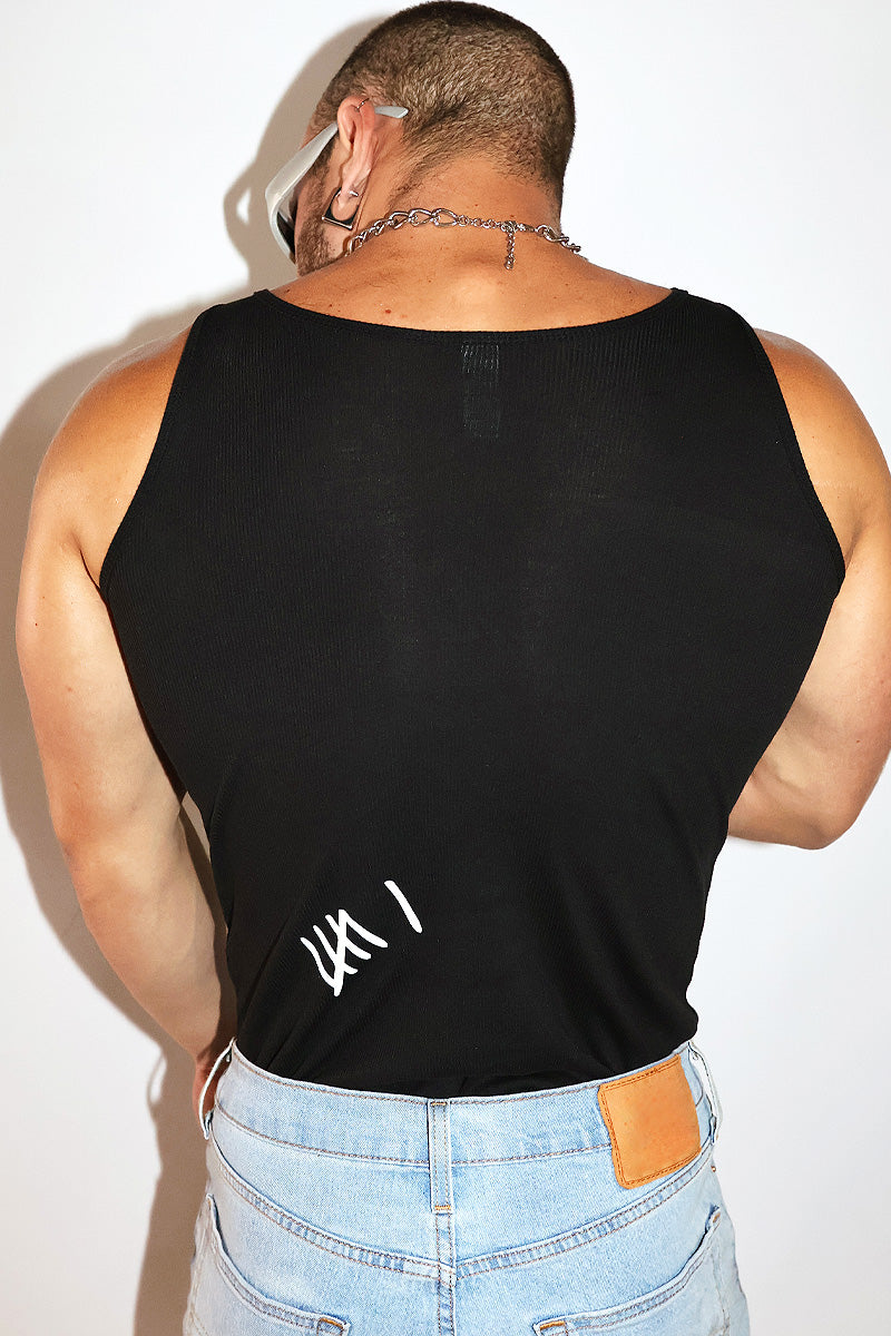 F*ck Queers Rib Knit Tank- White
