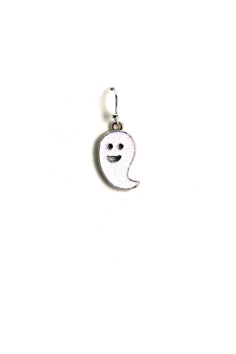 Ghost Single Earring - White