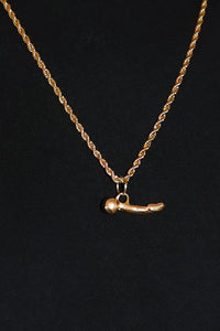 Penis Chain Necklace - Silver