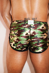 Army Camo Shorty Shorts- Army
