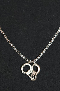 Handcuffs Necklace - Silver