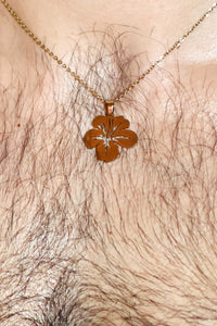Hibiscus Necklace - Gold