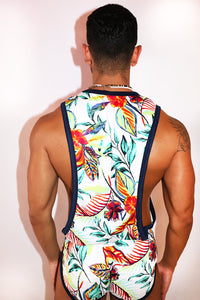 Tropicana Low Arm Tank - White