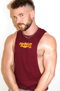 Malicious Faggot Low Arm Shredder Tank- Burgandy