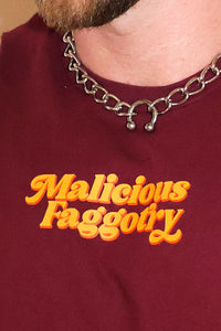 Malicious Faggot Low Arm Shredder Tank- Burgandy