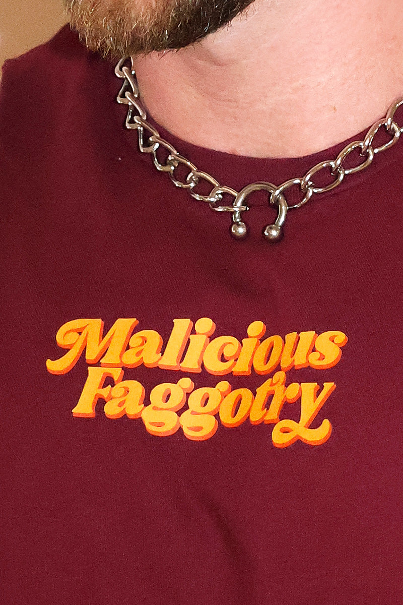 Malicious Faggot Low Arm Shredder Tank- Burgandy