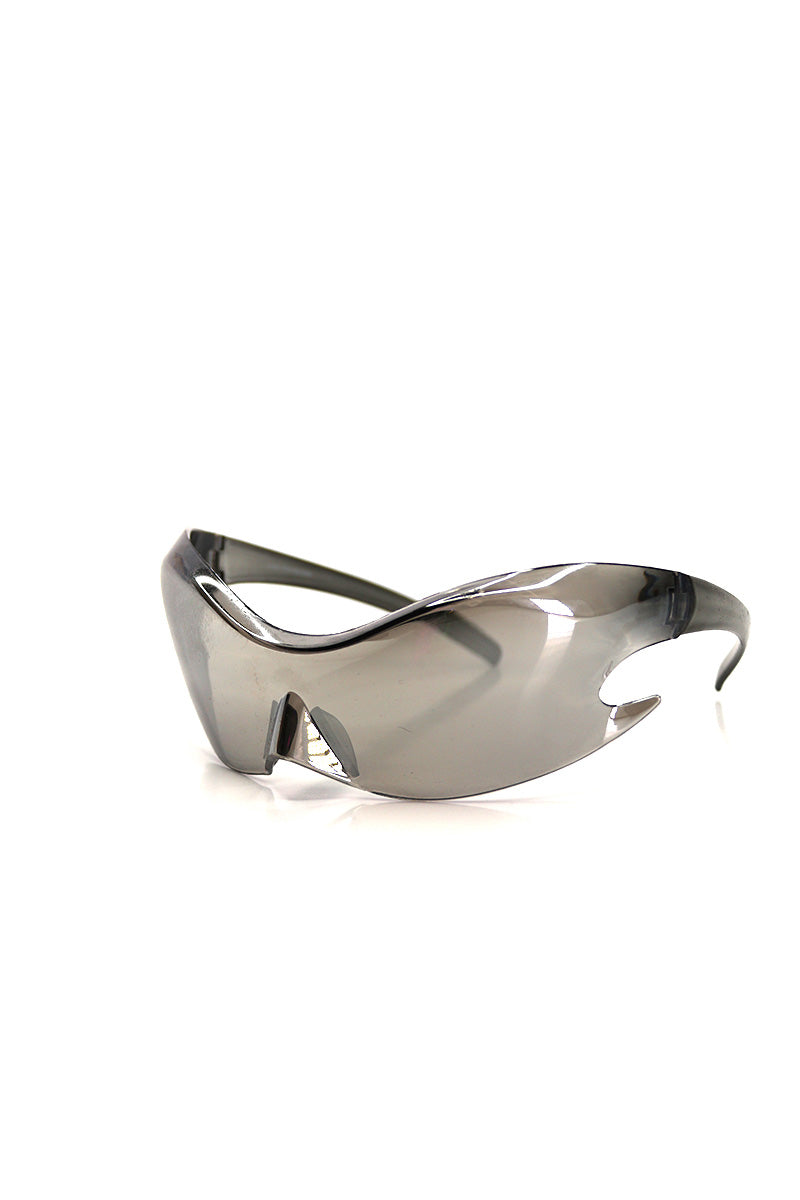 Cyber Synth Sunglasses- Silver