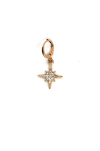 North Star Single Earring - Silver