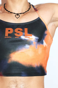 Public Sex Lover Cami Baby Tank-Orange