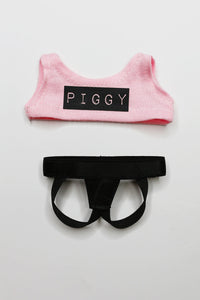 Piggy Monster Doll Outfit Set