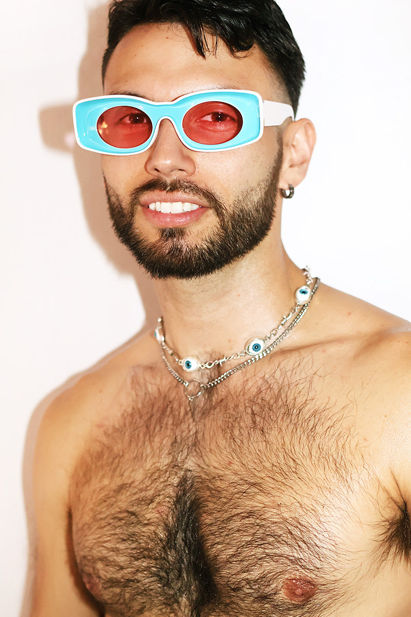 Mod Jelly Oval Sunglasses – Teal